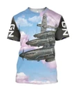 3D All Over Printed War Shirt4