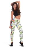 3D All Over Printing Beautiful Scarlet Macaw Legging