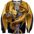 3D AOP Gold Dragon Shirt