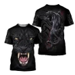 3D Armor Tattoo Black Panther T Shirt For Men and Women NM210902