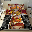 Aboriginal Bedding Set, Lizard Dot Painting Boomerang Patterns-HP