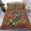 Aboriginal Bedding Set, Lizard Dot Painting Patterns-HP