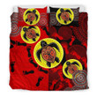 Aboriginal Bedding Set, Turtle Footprint Circle Dot Painting-HP