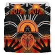 Aboriginal Duvet Cover Sun Turtle Australia Culture design print Bedding set