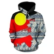 Aboriginal Flag And Pattern All Over Hoodie NNK1440