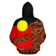 Aboriginal Flag And Pattern 3D All Over Printed Hoodie MP514