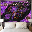 Aboriginal Naidoc Week 2021 Best Purple Turtle Lizard Wall Tapestry