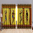 African Heritage Blackout Thermal Grommet Window Curtains Pi30052005