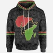 African Hoodie - Africa Panther Map Hoodie