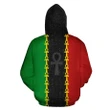 African Hoodie - Africa Reggae Ankh 1st