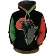 African Hoodie - Panther Africa All Over Hoodie