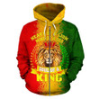 African Zip-Up Hoodie - Africa Soul Of A King