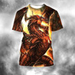 All Over Print Fire Breathing Dragons