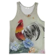 All Over Printed Chicken and flower