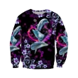 All Over Printed Dolphin Hoodie JJW01092002-MEI