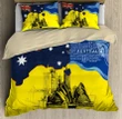 Australia Architectural Yellow Painting Art Bedding Set