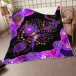 Aboriginal Naidoc Week 2021 Best Purple Turtle Lizard Blanket