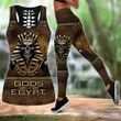 Pharaoh Skull Ancient Egypt 3D print Combo Legging Tank