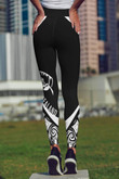 New Zealand Maori Pattern High Waist Leggings HC0808 - Amaze Style™-Apparel