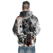 Trend Men's Digital Print Skull Pattern Hooded Sweater HC0606 - Amaze Style™-Apparel