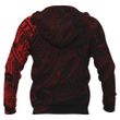 Maori Tattoo Style All Over Hoodie Red HC1002 - Amaze Style™-Apparel