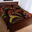 Beautiful Marlin Hibiscus Hawaii Quilt Bedding set