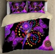 Aboriginal Naidoc Week 2021 Purple Butterflies Bedding set