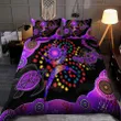 Aboriginal Naidoc Week 2021 Best Purple Turtle Lizard Bedding set TR13042104
