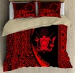 Cook Islands Red Bedding Set