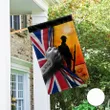 Lest we forget UK Veteran 3D Flag