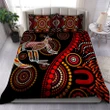 Aboriginal Kangaroo Sun style Australia Indigenous Painting Art Bedding Set