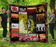 Honor and respect day Soldier Australia and Kiwi Soldier wattle silver fern Quilt