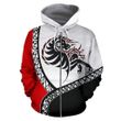 Maori Tribal Horse Zip Hoodie HC0911 - Amaze Style™-Apparel