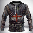 Knight Templar Armor 3D All Over Printed Shirt Hoodie For Men And Women MP240302 - Amaze Style™-Apparel