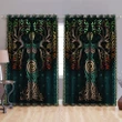 Tree of Life Blackout Thermal Grommet Window Curtains Pi190503-MP - Amaze Style™-Curtains