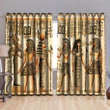 Ancient Egyptian Goddess Pattern Blackout Thermal Grommet Window Curtains Pi22062005 - Amaze Style™-Curtains