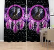 Violet Dreamcatcher Wolf Blackout Thermal Grommet Window Curtains JJ23052003 - Amaze Style™-Curtains