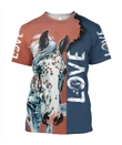 Appaloosa Horse 3D All Over Printed Shirt for Men and Women JJ1614 - Amaze Style™-Apparel