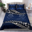 New Zealand Bedding Set Blue Manaia Maori Silver Fern Duvet Cover MP13072006 - Amaze Style™-Bedding