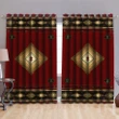 Native American Pattern Blackout Thermal Grommet Window Curtains Pi30052027 - Amaze Style™-Curtains