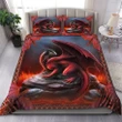 Fire Dragon Art Bedding Set HAC210801 - Amaze Style™-Bedding Set