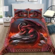 Fire Dragon Art Bedding Set HAC210801 - Amaze Style™-Bedding Set