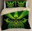 Aotearoa Bedding Set Manaia Silver Fern Green TR1307203 - Amaze Style™-Bedding