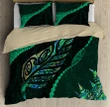 Paua Shell Maori Silver Fern Bedding Set MP13072009C1 - Amaze Style™-Bedding