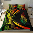 Light Silver Fern Maori Bedding Set Circle Style, Rasta MP13072020 - Amaze Style™-Bedding