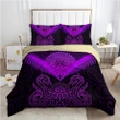 Aotearoa Bedding Set Manaia Silver Fern Purple TR1307201S - Amaze Style™-Bedding