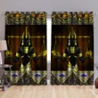 Ancient Egyptian Anubis Pattern Blackout Thermal Grommet Window Curtains MP09062009C - Amaze Style™-Curtains