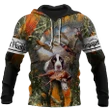 Pheasant Hunting Springer Spaniel 3D All Over Printed Shirts For Men And Women JJ180101 - Amaze Style™-Apparel