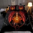 Fire Gothic Dragon Bedding Set MP210812 - Amaze Style™-Bedding Set