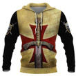 Knight Templar 3D All Over Printed Shirts For Men and Women MP946 - Amaze Style™-Apparel